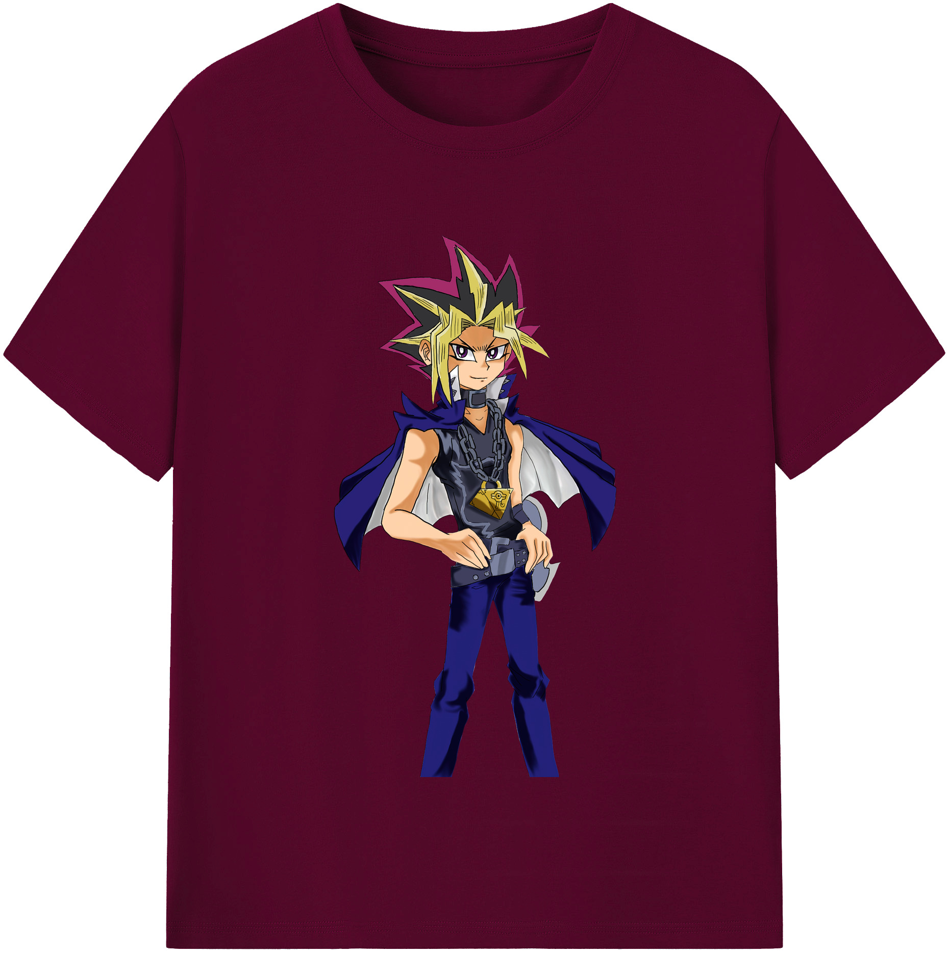 （画像用） 遊☆戯☆王 Yu-Gi-Oh! レディースカジュアルプリントTシャツ（綿100％）